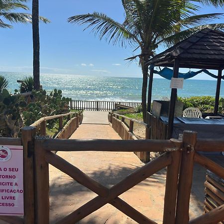 Flat Guarajuba 4 Quartos Terreo A Beira Mar - Pe Na Areia - Governanca Com Arrumadeira E Wi Fi Inclusos Camassari Εξωτερικό φωτογραφία